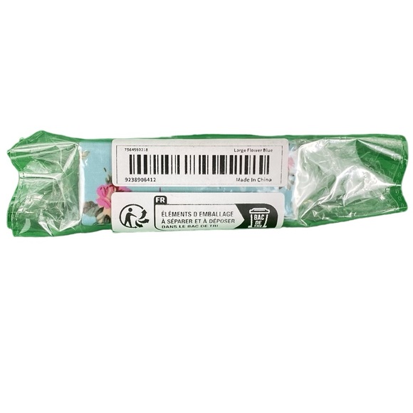 Retro Light Blue Floral Print Lipstick Holder With Mirror - Picture 13 of 17